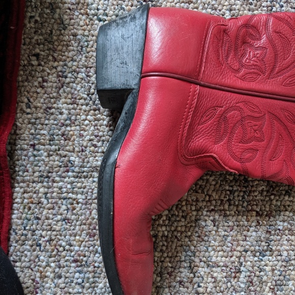 Red Cowboy Boots - Picture 4 of 5
